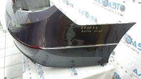 Rear bumper assembly Honda Accord 18-20 with parking sensors, black, scratches