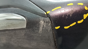 Rear bumper assembly Honda Accord 18-20 with parking sensors, black, scratches