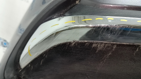 Rear bumper assembly Honda Accord 18-20 with parking sensors, black, scratches