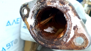 Exhaust line middle part with catalytic converter Mazda CX-5 18-21 FWD 2.5 with damper, rusty