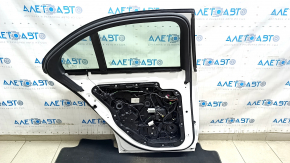 Door assembly rear left Mercedes C-class W205 15-18 aluminum, white 149