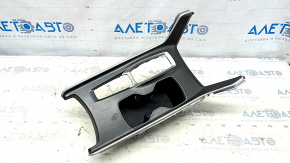 Center console trim cup holders Honda Accord 18-22 gray, worn