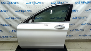 Door assembly front left Mercedes C-class W205 15-18 aluminum, white 149, keyless, scratch