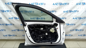 Door assembly front left Mercedes C-class W205 15-18 aluminum, white 149, keyless, scratch