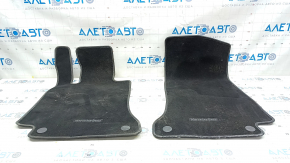 Set of floor mats for Mercedes C-class W205 18-21 cloth black, for cleaning