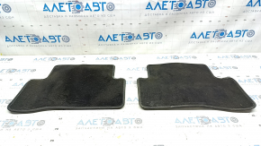 Set of floor mats for Mercedes C-class W205 18-21 cloth black, for cleaning