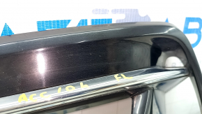 Left bumper grille Honda Accord 18-20 under fog lights, with chrome molding, sand,