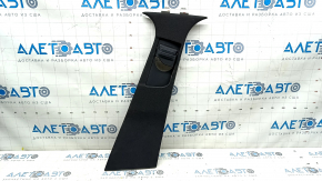 Upper center pillar trim belt right Mercedes C-class W205 15-21 black, tear