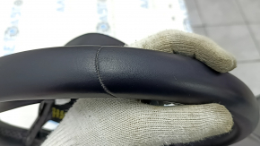 Naked steering wheel Honda Accord 18-22 leather black, with rear pad and wiring, scratches, dents