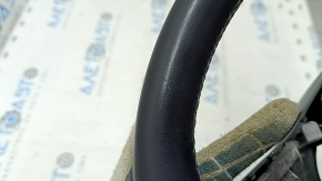 Naked steering wheel Honda Accord 18-22 leather black, with rear pad and wiring, scratches, dents