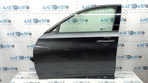 Door assembly front left Honda Accord 18-22 keyless, graphite NH-797M, scratches on the trim
