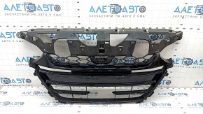 Lower grille front bumper Honda Accord 18-20 black gloss, pokes, sand