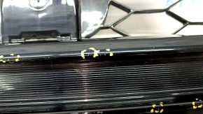 Lower grille front bumper Honda Accord 18-20 black gloss, pokes, sand