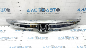 Honda Accord 18-20 Radiator Grille Molding Light Chrome With Fastener And Badge Sand
