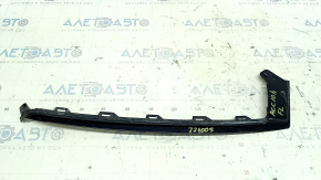 Front bumper molding lower left Honda Accord 18-20 black gloss, scratches