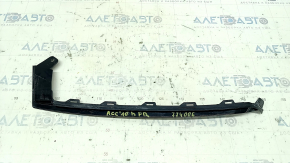 Front bumper molding lower right Honda Accord 18-20 black gloss, scratches