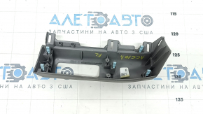 Dashboard trim lower left Honda Accord 18-22 gray, under projection, scratch