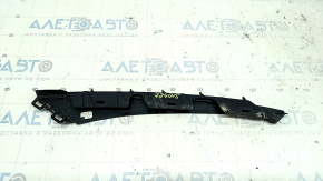 Front bumper trim under headlight left Honda Accord 18-20 black gloss, cuts