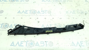 Front bumper trim under headlight right Honda Accord 18-20 black gloss, cuts