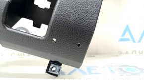 Driver's knee pad Toyota Venza 21-24 black, non-factory holes