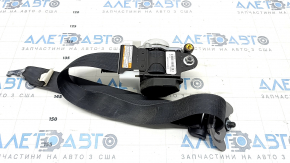 Driver's seat belt Honda Accord 18-22 black for dry cleaning, worn, contact with water