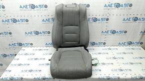 Honda Accord 18-22 passenger seat upholstery gray leather, heated, ventilated, water contact, cracked, cleanable