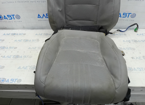 Driver's seat upholstery Honda Accord 18-22 gray leather, heated, for ventilation, contact with water, for dry cleaning, torn