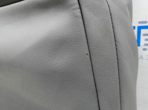Driver's seat upholstery Honda Accord 18-22 gray leather, heated, for ventilation, contact with water, for dry cleaning, torn