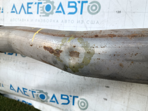 Exhaust pipe with barrel BMW X3 G01 18-22 2.0T with valve, dented, rusty