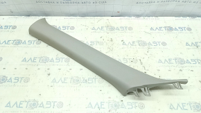 Front pillar trim upper left Nissan Rogue 14-20 gray, scratch