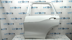 Bare rear left door BMW X5 G05 19-24 aluminum, white 300, dent, chip