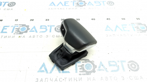 Gear knob Audi Q5 80A 18-19 leather, gray, tears, scratches