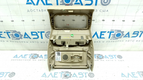 Rear center console trim Audi Q5 80A 18-24 beige, 2 parts