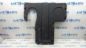 Rear engine guard Mercedes C-class W205 300/350e/350h 15-18 AWD cracks