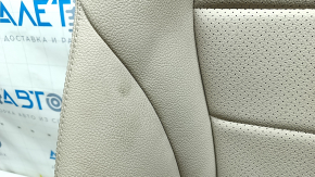 Mercedes C-class W205 15-21 driver's seat upholstery leather, beige, perforation, heating