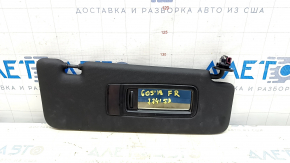 Right visor BMW X5 G05 19-23 black, without hook, for cleaning, dented