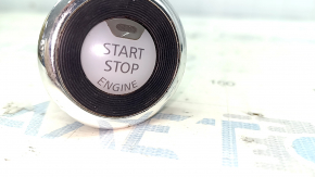 Start-stop button Nissan Maxima A36 16-23 scratches on chrome