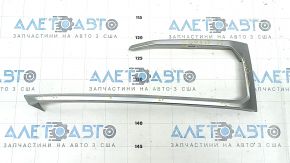 Front bumper grille molding left BMW X5 G05 19-23 chrome, X-Line, sand