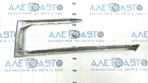 Front bumper grille molding left BMW X5 G05 19-23 chrome, X-Line, sand