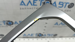 Front bumper grille molding right BMW X5 G05 19-23 chrome, X-Line, broken fastening