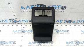 Rear center console trim Honda Accord 18-22 black, under air duct, 4 parts, with antenna, scratches