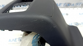 Rear center console trim Honda Accord 18-22 black, under air duct, 4 parts, with antenna, scratches