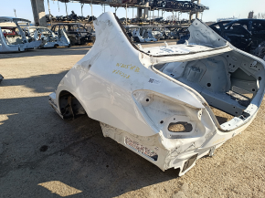 Quarter wing rear left Mercedes C-class W205 15-18 on the body, white