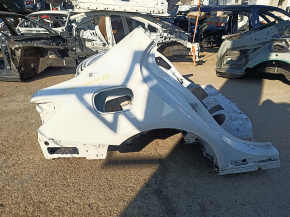 Quarter wing rear right Mercedes C-class W205 15-18 on the body, white, butt
