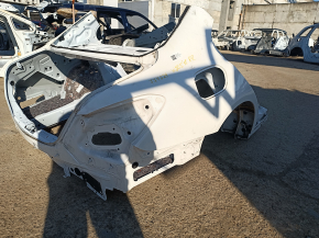 Quarter wing rear right Mercedes C-class W205 15-18 on the body, white, butt
