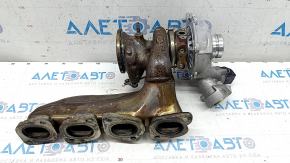 Turbocharger complete with manifold Mercedes C-class W205 300/350e/350h 15-18 48k