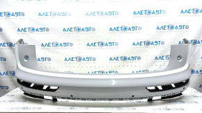Bare rear bumper upper part Audi Q5 80A 18-20 for parking sensors, white, with mount