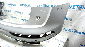 Bare rear bumper upper part Audi Q5 80A 18-20 for parking sensors, white, with mount