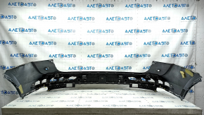Bare rear bumper upper part Audi Q5 80A 18-20 for parking sensors, white, with mount