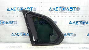Window blind glass rear right BMW X5 G05 19-24 with chrome molding, scratches